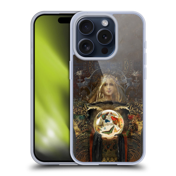 Duirwaigh God Butterfly Soft Gel Case for Apple iPhone 15 Pro