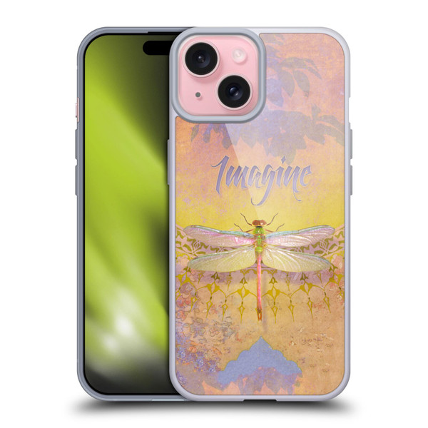Duirwaigh Insects Dragonfly 2 Soft Gel Case for Apple iPhone 15