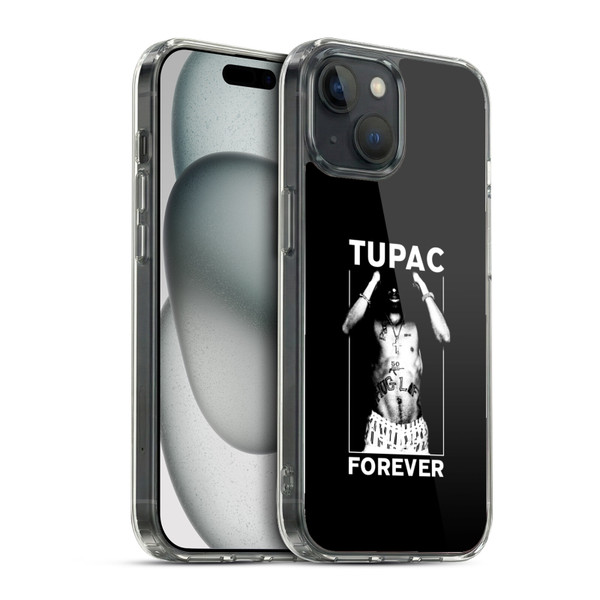 Tupac Shakur Key Art Forever Soft Gel Case for Apple iPhone 15