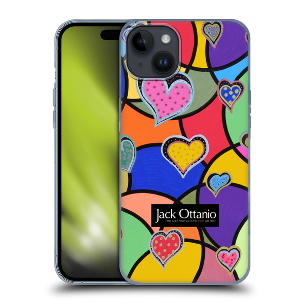 Jack Ottanio Art Hearts Of Diamonds Soft Gel Case for Apple iPhone 15 Plus
