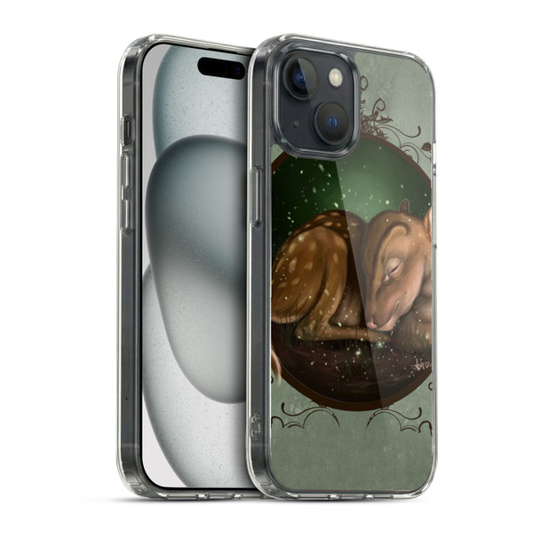 Ash Evans Animals Foundling Fawn Soft Gel Case for Apple iPhone 15 & MagSafe