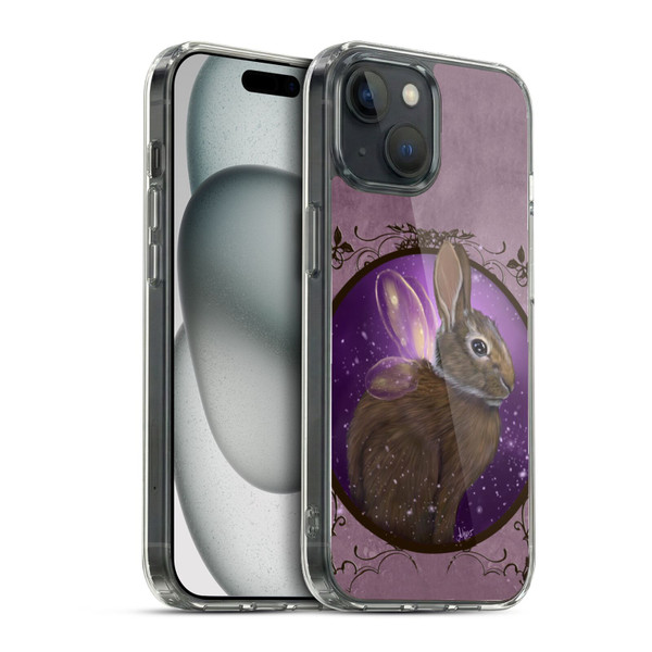 Ash Evans Animals Rabbit Soft Gel Case for Apple iPhone 15 & MagSafe