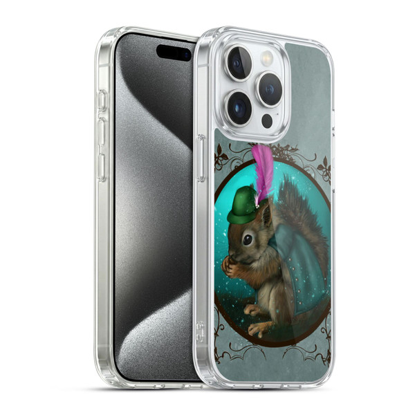 Ash Evans Animals Squirrel Soft Gel Case for Apple iPhone 15 Pro & MagSafe