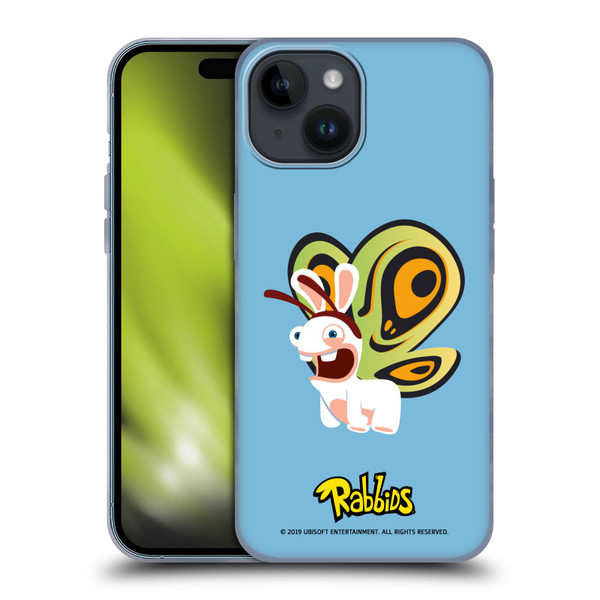Rabbids Costumes Butterfly Soft Gel Case for Apple iPhone 15