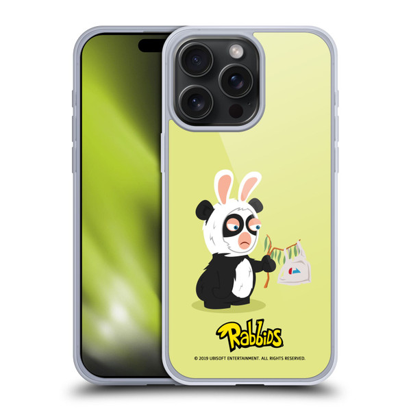 Rabbids Costumes Panda Soft Gel Case for Apple iPhone 15 Pro Max