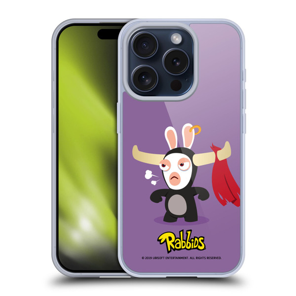 Rabbids Costumes Bull Soft Gel Case for Apple iPhone 15 Pro