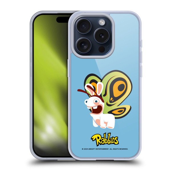 Rabbids Costumes Butterfly Soft Gel Case for Apple iPhone 15 Pro