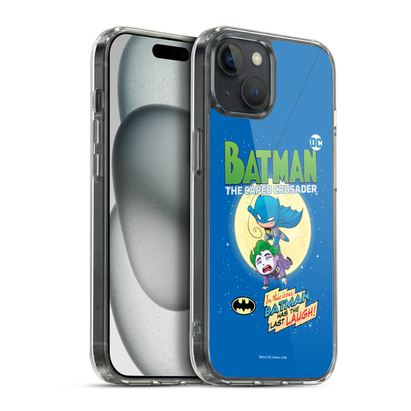 Super Friends DC Comics Toddlers Comic Covers Batman Soft Gel Case for Apple iPhone 15 Plus & MagSafe