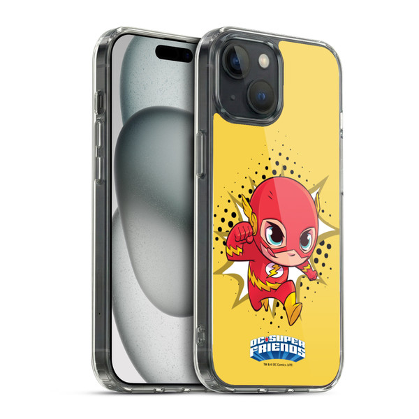Super Friends DC Comics Toddlers 1 The Flash Soft Gel Case for Apple iPhone 15 & MagSafe