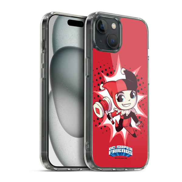 Super Friends DC Comics Toddlers 1 Harley Quinn Soft Gel Case for Apple iPhone 15 Plus & MagSafe