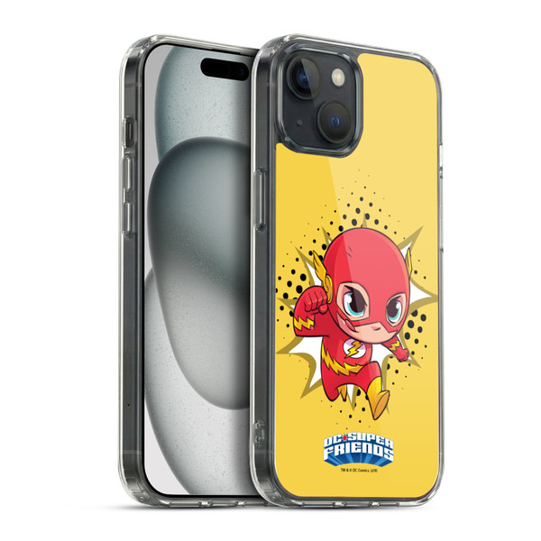 Super Friends DC Comics Toddlers 1 The Flash Soft Gel Case for Apple iPhone 15 Plus & MagSafe