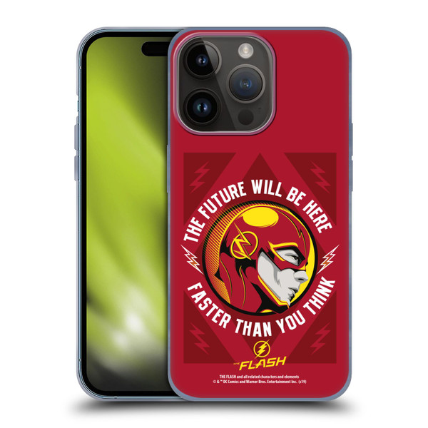 The Flash TV Series Graphics Barry Faster Soft Gel Case for Apple iPhone 15 Pro