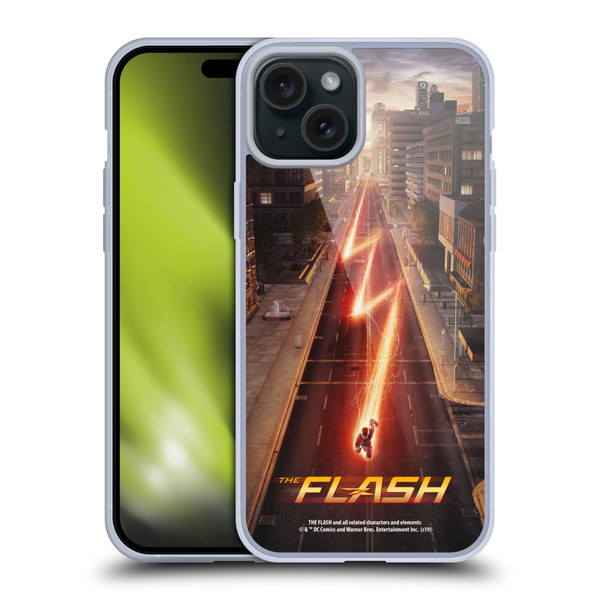The Flash TV Series Poster Barry Soft Gel Case for Apple iPhone 15 Plus