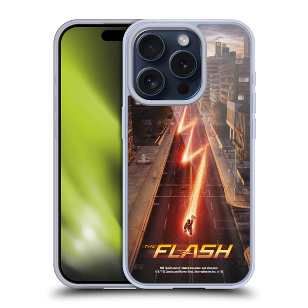 The Flash TV Series Poster Barry Soft Gel Case for Apple iPhone 15 Pro
