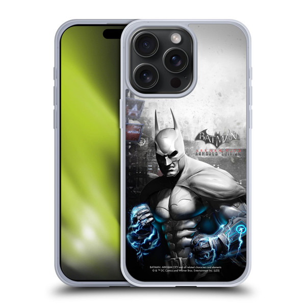 Batman Arkham City Key Art Armored Edition Soft Gel Case for Apple iPhone 15 Pro Max