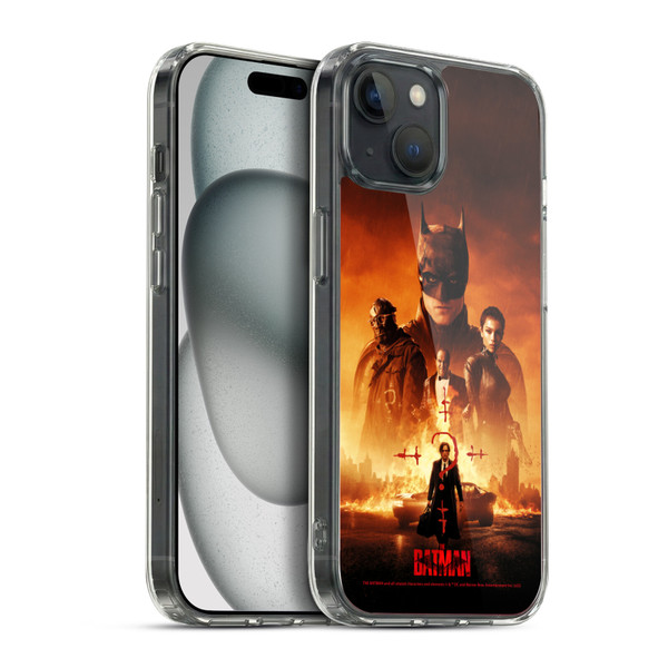 The Batman Posters Group Soft Gel Case for Apple iPhone 15 Plus & MagSafe
