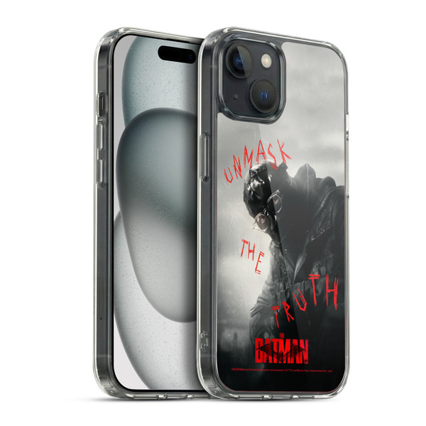 The Batman Posters Riddler Unmask The Truth Soft Gel Case for Apple iPhone 15 Plus & MagSafe