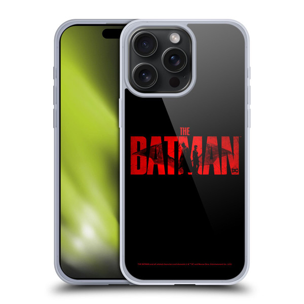 The Batman Posters Logo Soft Gel Case for Apple iPhone 15 Pro Max
