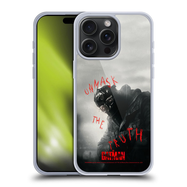 The Batman Posters Riddler Unmask The Truth Soft Gel Case for Apple iPhone 15 Pro Max