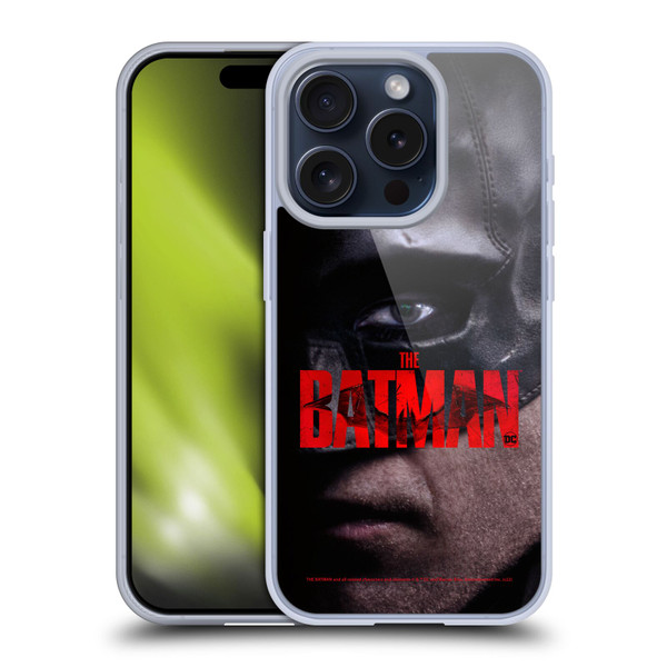 The Batman Posters Close Up Soft Gel Case for Apple iPhone 15 Pro