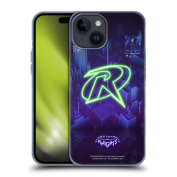 Gotham Knights Character Art Robin Soft Gel Case for Apple iPhone 15
