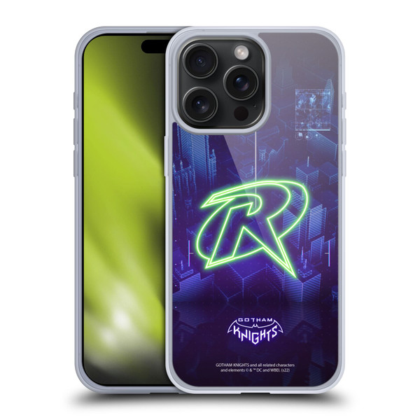 Gotham Knights Character Art Robin Soft Gel Case for Apple iPhone 15 Pro Max