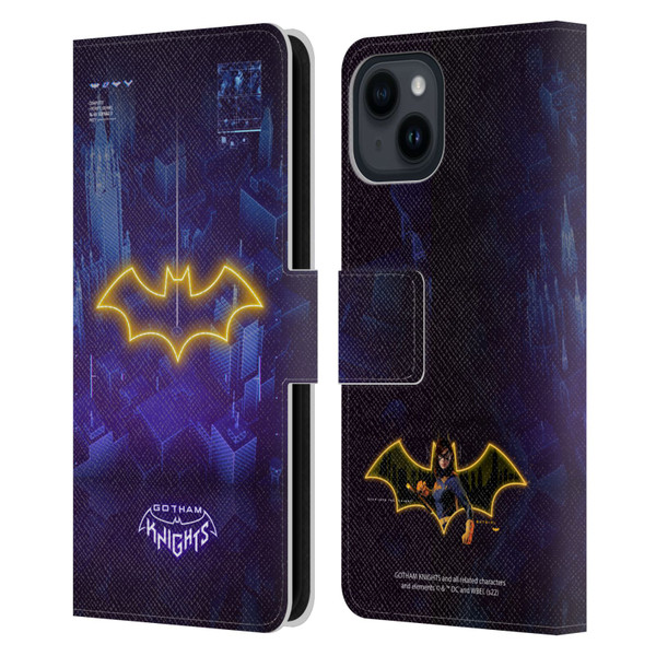 Gotham Knights Character Art Batgirl Leather Book Wallet Case Cover For Apple iPhone 15