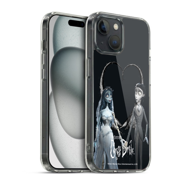 Corpse Bride Key Art Holding Hands Soft Gel Case for Apple iPhone 15 & MagSafe