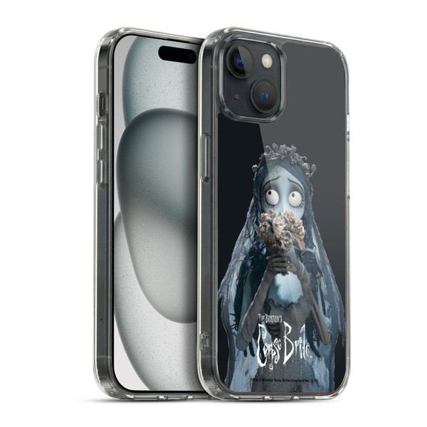 Corpse Bride Key Art Flower Soft Gel Case for Apple iPhone 15 Plus & MagSafe
