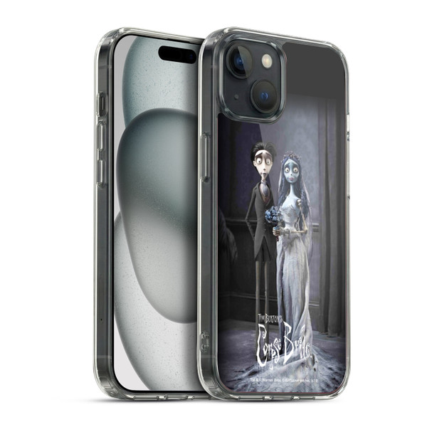 Corpse Bride Key Art Wedding Photo Soft Gel Case for Apple iPhone 15 Plus & MagSafe