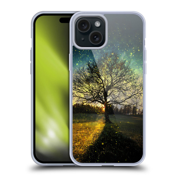 Patrik Lovrin Dreams Vs Reality Magical Fireflies Dreamy Soft Gel Case for Apple iPhone 15 Plus