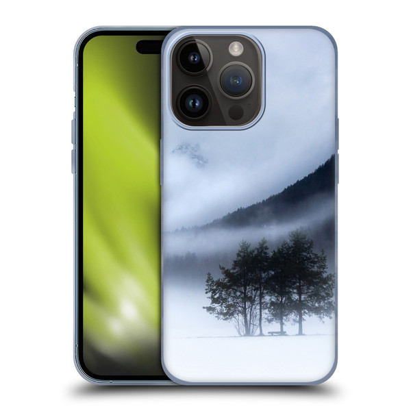 Patrik Lovrin Magical Foggy Landscape Fog, Mountains And A Tree Soft Gel Case for Apple iPhone 15 Pro