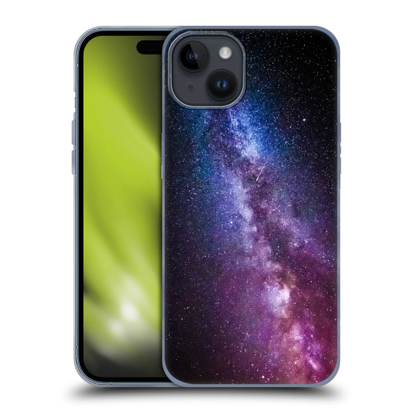 Patrik Lovrin Night Sky Milky Way Bright Colors Soft Gel Case for Apple iPhone 15 Plus