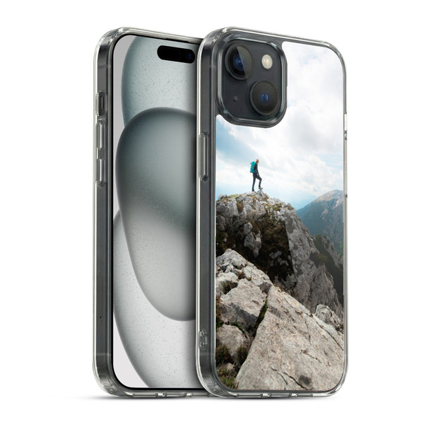 Patrik Lovrin Wanderlust Looking Over New Adventures Soft Gel Case for Apple iPhone 15 & MagSafe