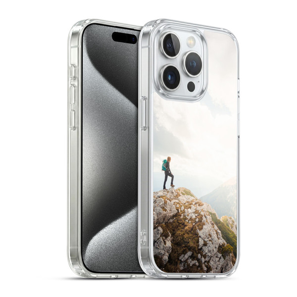 Patrik Lovrin Wanderlust Mountain Wanderer Soft Gel Case for Apple iPhone 15 Pro & MagSafe