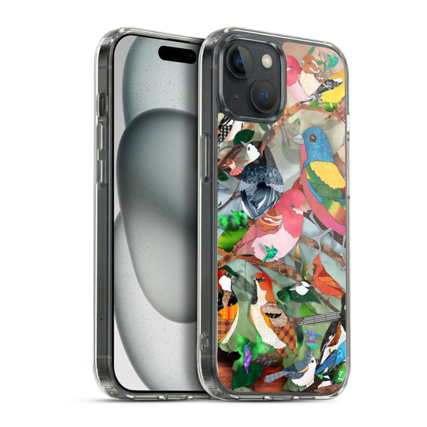 Suzan Lind Birds Medley 2 Soft Gel Case for Apple iPhone 15 Plus & MagSafe