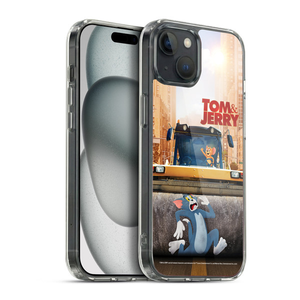 Tom And Jerry Movie (2021) Graphics Rolling Soft Gel Case for Apple iPhone 15 Plus & MagSafe