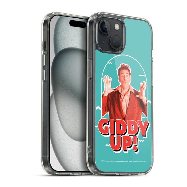 Seinfeld Graphics Giddy Up! Soft Gel Case for Apple iPhone 15 Plus & MagSafe