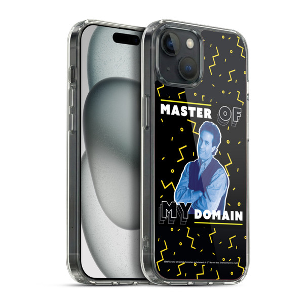 Seinfeld Graphics Master Of My Domain Soft Gel Case for Apple iPhone 15 Plus & MagSafe