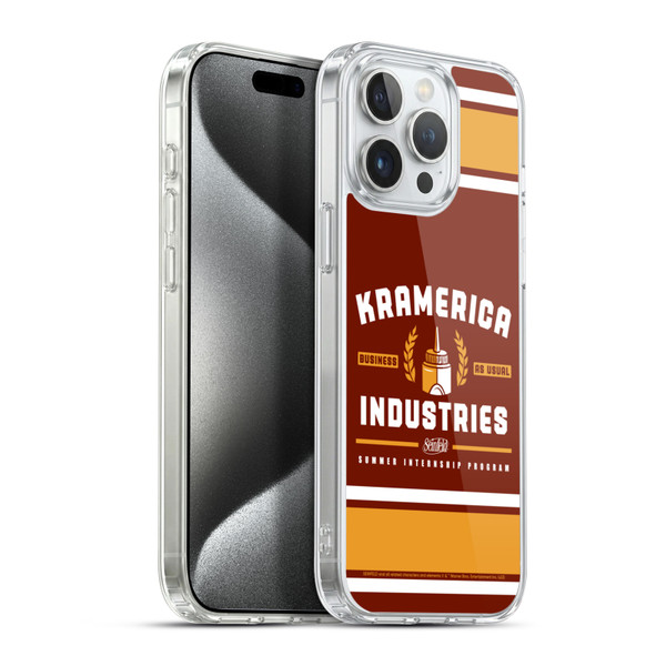 Seinfeld Graphics Kramerica Industries Soft Gel Case for Apple iPhone 15 Pro Max & MagSafe
