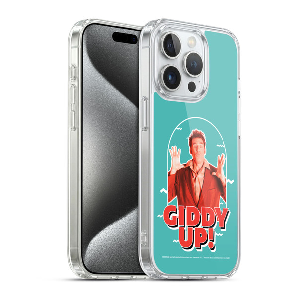 Seinfeld Graphics Giddy Up! Soft Gel Case for Apple iPhone 15 Pro & MagSafe