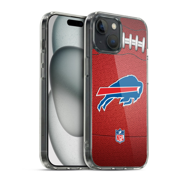 NFL Buffalo Bills Graphics Football Soft Gel Case for Apple iPhone 15 & MagSafe