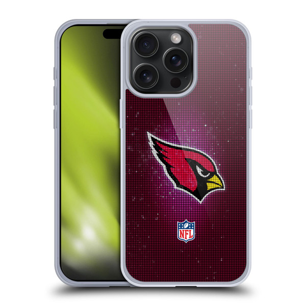 NFL Arizona Cardinals Artwork LED Soft Gel Case for Apple iPhone 15 Pro Max