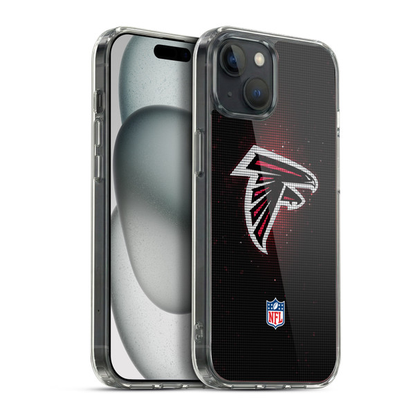 NFL Atlanta Falcons Artwork LED Soft Gel Case for Apple iPhone 15 Plus & MagSafe