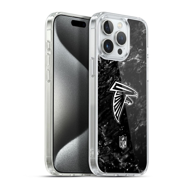 NFL Atlanta Falcons Artwork Marble Soft Gel Case for Apple iPhone 15 Pro Max & MagSafe