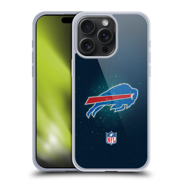 NFL Buffalo Bills Artwork LED Soft Gel Case for Apple iPhone 15 Pro Max