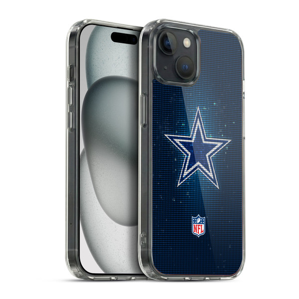 NFL Dallas Cowboys Artwork LED Soft Gel Case for Apple iPhone 15 Plus & MagSafe