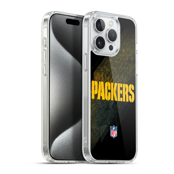 NFL Green Bay Packers Logo Blur Soft Gel Case for Apple iPhone 15 Pro Max & MagSafe