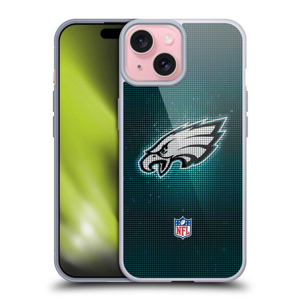 NFL Philadelphia Eagles Artwork LED Soft Gel Case for Apple iPhone 15