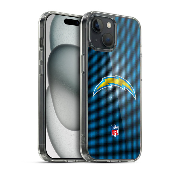 NFL Los Angeles Chargers Artwork LED Soft Gel Case for Apple iPhone 15 & MagSafe